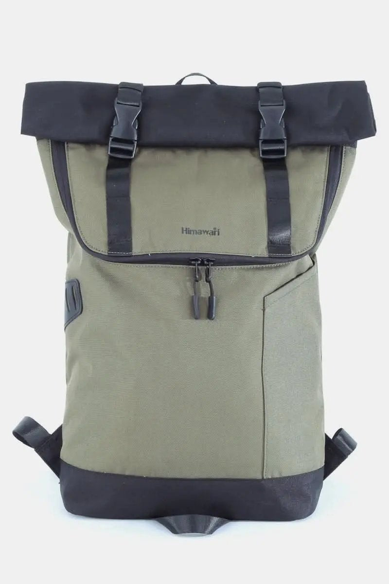 Himawari Contrast Waterproof Canvas Backpack Bag - Love Salve